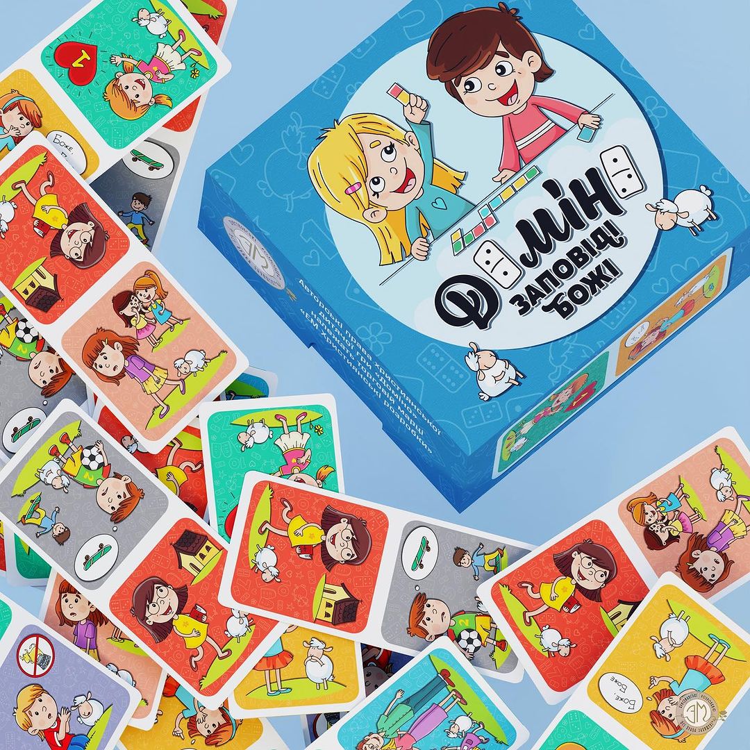 Детская игра «Домино. Заповеди Божьи»