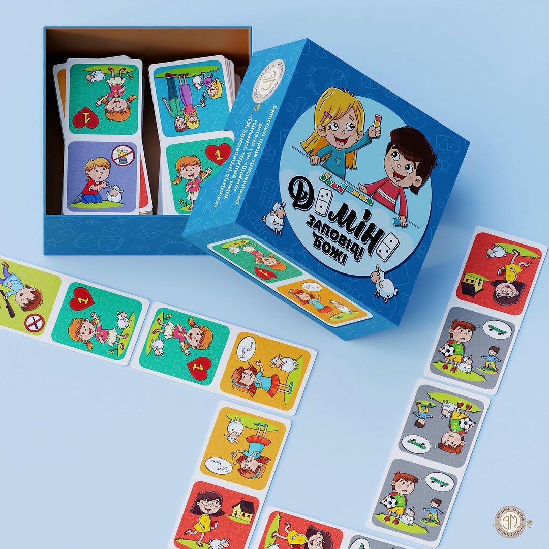 Детская игра «Домино. Заповеди Божьи»