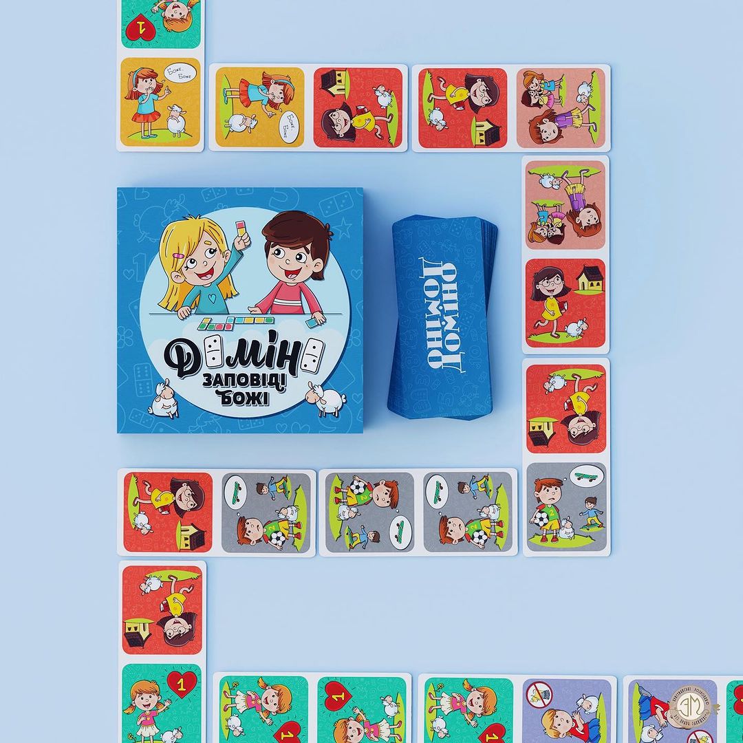 Детская игра «Домино. Заповеди Божьи»